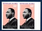 Mali A 059 Imperf Paire , Martin Luther King - Martin Luther King