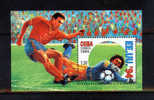 Cuba Yv.BF137, 3345-50 ** 12,00Euro. Campeonato Mundial De Fútbol U.S.A´94. Escenas De Juego. Ver Scan. - 1994 – Verenigde Staten