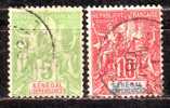 1892 France(colonies & DOM-Tom) Senegal A24   39,41 - Used Stamps