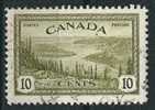 Kanada  1946  Pictorial  10 C  Mi-Nr.236  Gestempelt / Used - Gebraucht