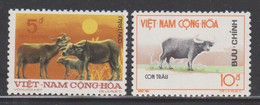 Vietnam 1973 Mi.No. 538 - 539 Chinese New Year  Amimals Wild Water Buffalo 2v MNH** 8,50 € - Año Nuevo Chino