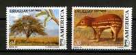 Uruguay 2003 MiNr. 2769 - 2770 AMERICA UPAEP Animals Plants 2v MNH**  7,50 € - UPU (Universal Postal Union)
