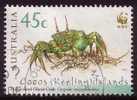 2000 - Cocos (keeling) Islands Wwf Crabs 45c HORN-EYED GHOST CRAB Stamp FU - Cocos (Keeling) Islands