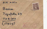 A0961 - GIAPPONE 1 Valore Posta Aerea Iso Su Lettera VG - Airmail