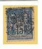 Nº 101  15 C. Azul De 1884-90 Perforado S G Societe Generale SG 102 Ver Margenes - Telegraaf-en Telefoonzegels