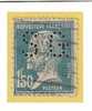 Nº 181  1,50 C. Azul  De 1923-26  Perforado S G, Socite Generale,  SG 102, - Telegraaf-en Telefoonzegels
