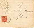 1890 LETTERA  CON ANNULLO  VILLACIDRO CAGLIARI - Stamped Stationery