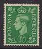 GB 1951 KGV1 1 1/2d  LIGHT GREEN USED STAMP SG 505 ( C38  ) - Used Stamps
