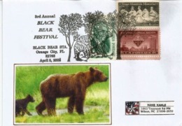 USA. American Black Bear,  Lettre Speciale Etats-Unis, Année 2008 - Bears