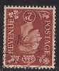 GB 1951 KGV1  2d  INVERT WMK BROWN USED STAMP SG 506wi ( 12 ) - Usati