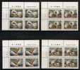 Singapore 1997 Joint Issue With Thailand Shells Blk Of 4 MNH - Coneshells