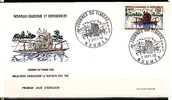 NOUVELLES CALEDONIE - 352 Obli Sur Enveloppe 1er Jour - FDC