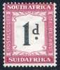 South Africa 1932. 1d Black And Carmine. SACC 24, SG D25. - Gebruikt