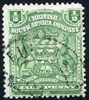 BSAC. Rhodesia 1904. ½d Yellow-green (p15). SACC 67a, SG 75a. - Sonstige & Ohne Zuordnung
