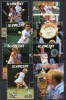 Tennis-Spieler 1985 Vincent 1020/7 ** 9€ Mandlikova Noah Lendl Evert Mc Enroe Graf Navratilova Becker Sport Set Caribic - Tenis