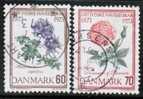 DENMARK   Scott #  520-1  VF USED - Usado