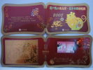 Folder Gold Foil 2007 Chinese New Year Zodiac Stamp -Rat Mouse (Panchaio Type A) Unusual 2008 - Año Nuevo Chino