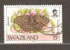 SWAZILAND 1992 - BUTTERFLY 15 - USED OBLITERE GESTEMPELT - Swaziland (1968-...)