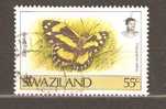 SWAZILAND 1992 - BUTTERFLY 55 - USED OBLITERE GESTEMPELT - Swaziland (1968-...)