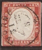 1855-61  Yvert  13 Obl. - Sardinien