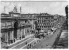 01) ROMA Via Nazionale 1954 Auto E Tram D'epoca Viaggiata - Transports