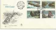 TRANSKEI-1980- 3 PIECES FDC WILD COAST TRANSKEI  - 29 OCT 1980  WITH 4 STAMPS OF5-1015-20  CENTS  - REF.07 - Transkei