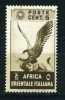A.O.I. 1938 Various Subjects  5 Cent  Cat. Sassone N° 2  MINT NO GUM - Africa Orientale Italiana