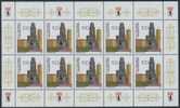 !a! GERMANY 1995 Mi. 1812 MNH SHEET(10) -Kaiser-Wilhelm-Memorial Church Berlin - 1991-2000