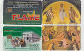 GREECE - Jesus Christ, Puzzle 2 Cards, Card Athens 2003, Exhibition In Athens, Chip CHT08, Tirage %1000, 4/03, Mint - Puzzles