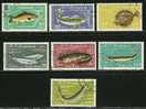 ● ROMANIA 1960 - PESCI -  N. 1741 / 47 Usati, Serie Completa - Cat.? € - Lotto N. 926 - Gebraucht