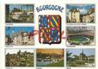 La Bourgogne - Carte Multivues Ref 1103-072 - Bourgogne
