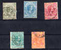 Italie 1884-86, Timbres Colis-postaux,  1 / 6  Ø, Cote 205 €     Pacchi Usati - Paketmarken