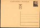 Italia 1944  Intero Postale RSI  Giuseppe  Mazzini - Stamped Stationery