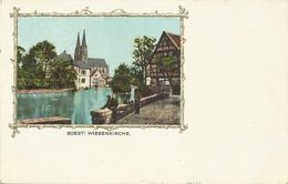 AK Soest Wiesenkirche Holzrahmenimitat Color ~1900 #01 - Soest