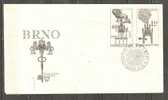 CZECHOSLOVAKIA 1970 - BRNO EMBLEMS  - FDC - FDC