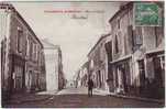 40. VILLENEUVE DE MARSAN . RUE DE L'EGLISE.ANIMATION.HORLOGERIE.BIJOUTERIE. Cachet Ambulant EN VERT . - Villeneuve De Marsan