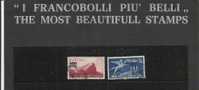 SAN MARINO 1957 ESPRESSI SOPRASTAMPATI DEL 1950 SURCHARGED SERIE COMPLETA COMPLETE SET USATA USED - Express Letter Stamps