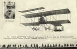 PORT AVIATION JUVISY Aviateur Sommer Avion Farman Gros Plan - Riunioni