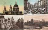 LOT De 4 CPA. LONDON Regent Street; St Paul's Cathedral; Windsor Castle From Home Park; Law Courts, Fleet Street. - Windsor Castle