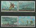 Samoa         "Fishing"      Set    SC# 433-36  Used - Samoa