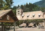 Samoens , L´église Et La Halle , Ed Jansol - Samoëns