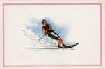 PIERRE-YVES DAYOT Aquarelle Ski Nautique - Ski Nautique