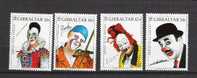 2002 Gibraltar    Mi. 1002-5  ** MNH  Europa Zirkus - 2002