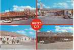 White's City NM Street Scene, Auto Motel, Carlsbad Cavern Area, On C1970s/80s Vintage Postcard New Mexico Town View - Other & Unclassified