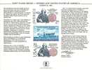 Souvenir Card  - 1983  USA -SWEDEN  200th Ann Of Treaty Joint Issue - Souvenirkaarten