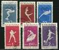 ● ROMANIA 1960 - OLIMPIADI - N. 1720 / 25 Usati, Serie Completa - Cat. ? € - Lotto N. 950 - Usado