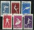 ● ROMANIA 1960 - OLIMPIADI - N. 1720 / 25 Usati, Serie Completa - Cat. ? € - Lotto N. 951 - Gebruikt