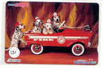 Télécarte JAPON Pompiers Feuerwehr Fire Brigade JAPAN (131) HOND DALMATIAN * Brandweer Brigada De Fuego Vigili Del Fuoco - Firemen