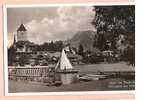 Spiez Am Thunersee Uferpartie Mit Schloss 1957 - Spiez