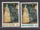 H0272 - UNO ONU NEW YORK N°337/38 ** ART - Unused Stamps